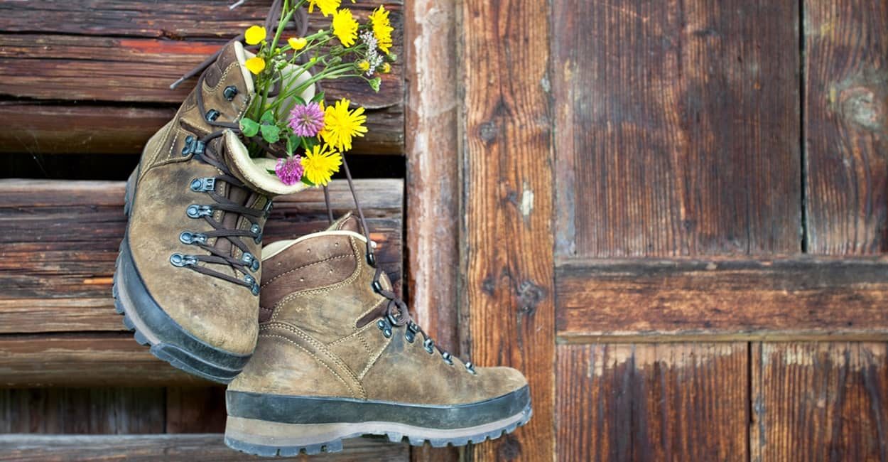 Winterschuhe vor dem Einlagern trocknen lassen